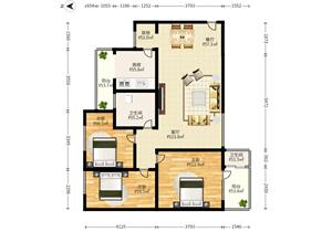 金田花园金湖阁，中楼层，91平方三房，满五年，使用率高
