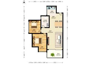 水榭春天精装修2房出售周边配套全齐