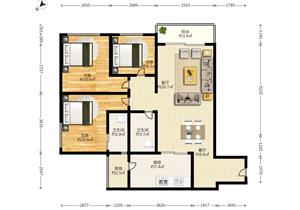 红山壹品精装修3房出售周边配套全齐