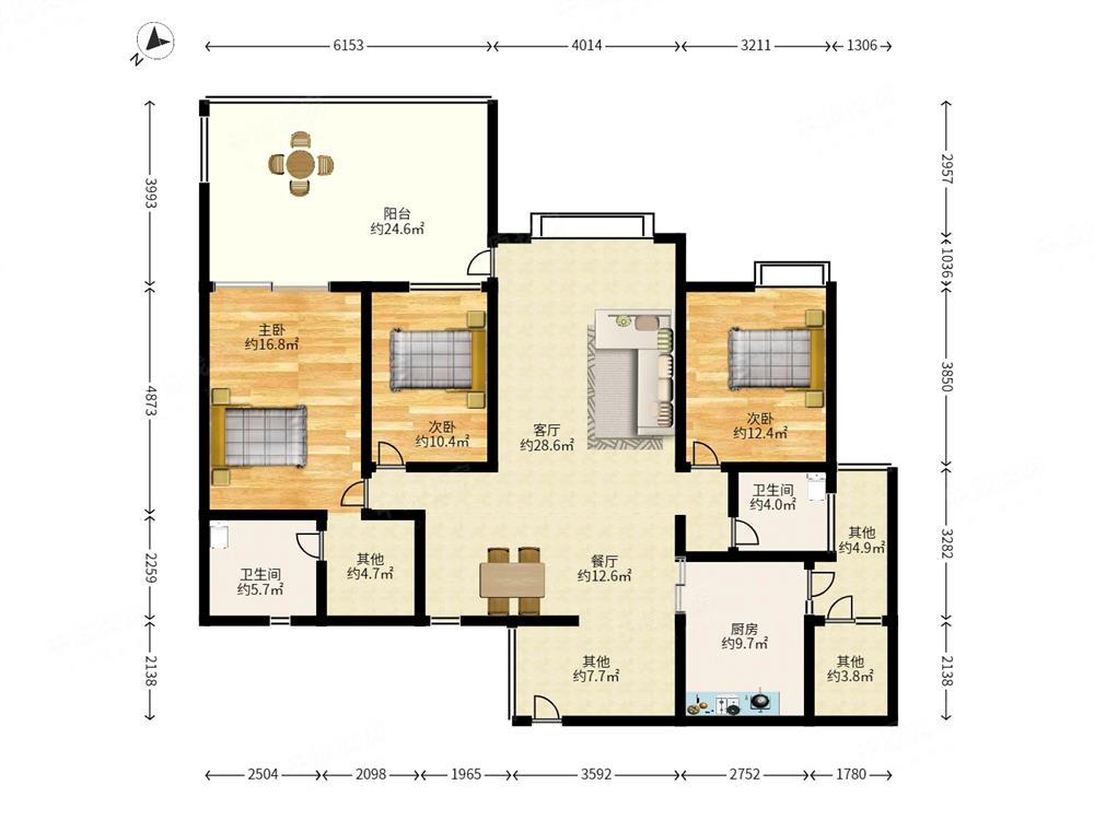 香蜜湖水榭花都（三期）