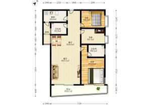 蔚蓝海岸二期，东南向大阳台三房，景观视野好