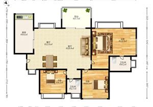 天健天骄南苑，南北通三房，次新房，价格可谈