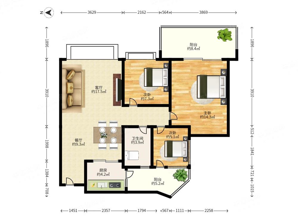 康达尔花园（五期蝴蝶堡）