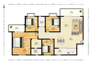 香蜜湖风临左岸4房南北透业主诚心出售看房方便