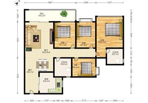 招商臻府，随时看房，房子保养好