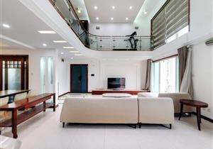 深圳湾云玺旁，蔚蓝海岸首期园中园中空复式，南北通业主出国急售