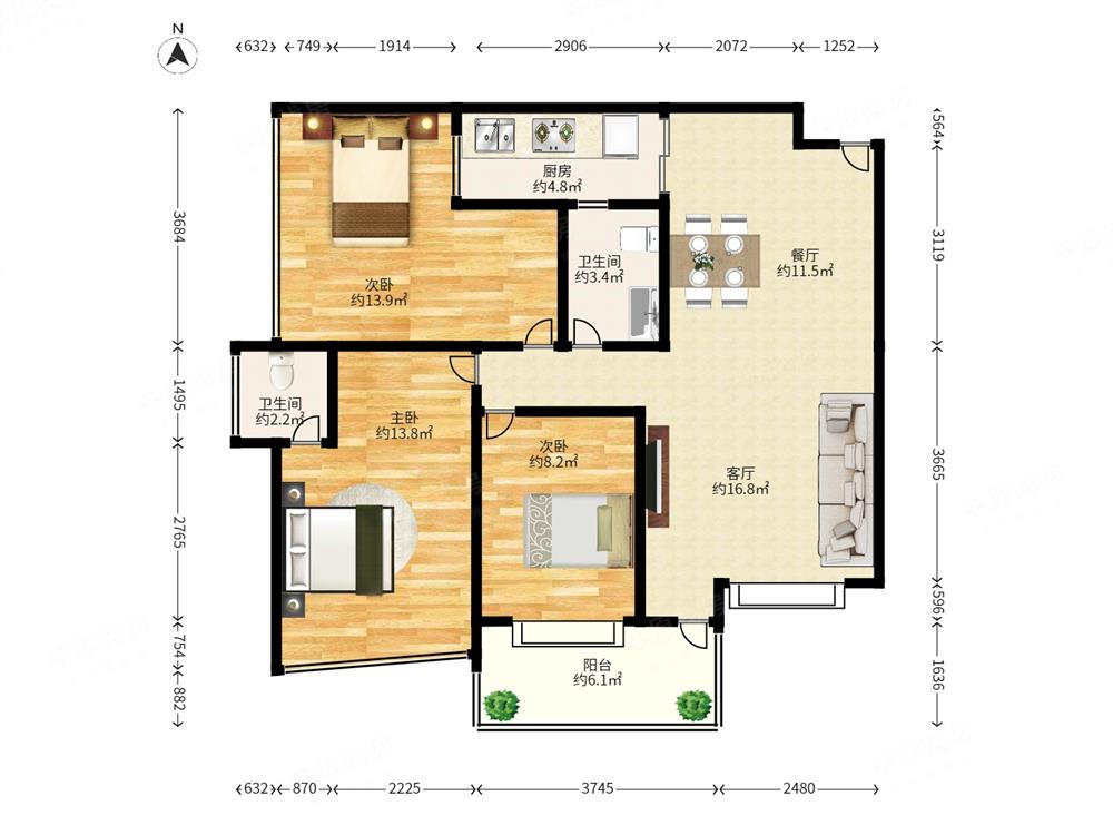康达尔花园（五期蝴蝶堡）