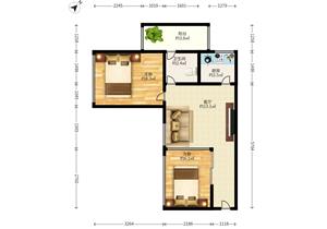 2房户型 通风采光好 使用率高 配套成熟 价格可谈