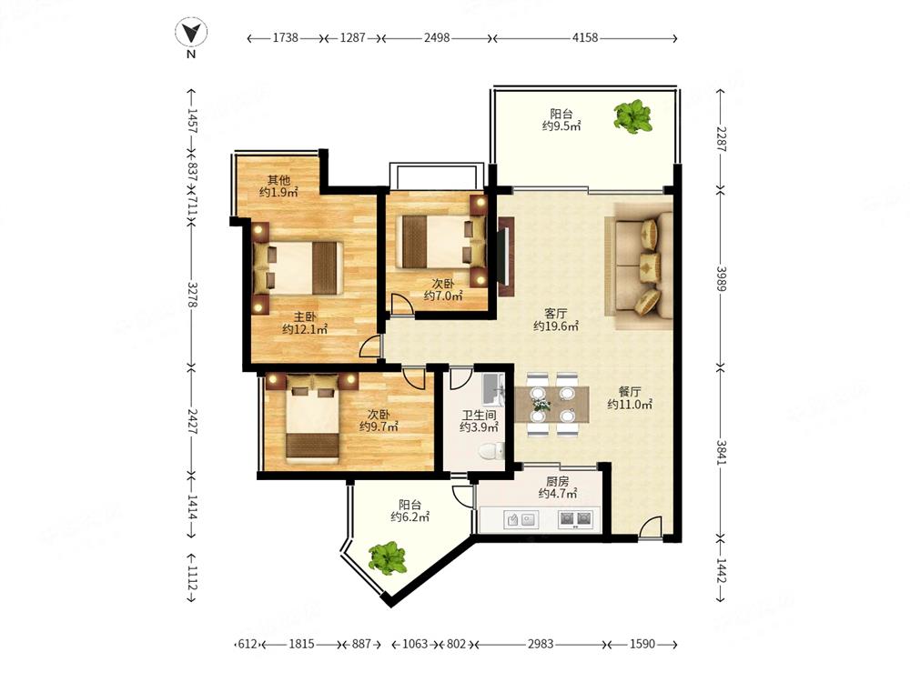 康达尔花园（五期蝴蝶堡）