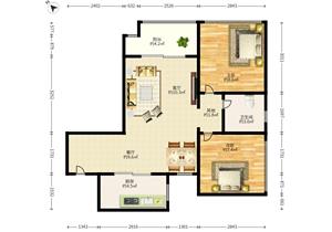 万科V寓精装二房，繁华商业地带，产权清晰，业主急售