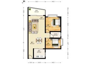 宝中2房急售，看房方便