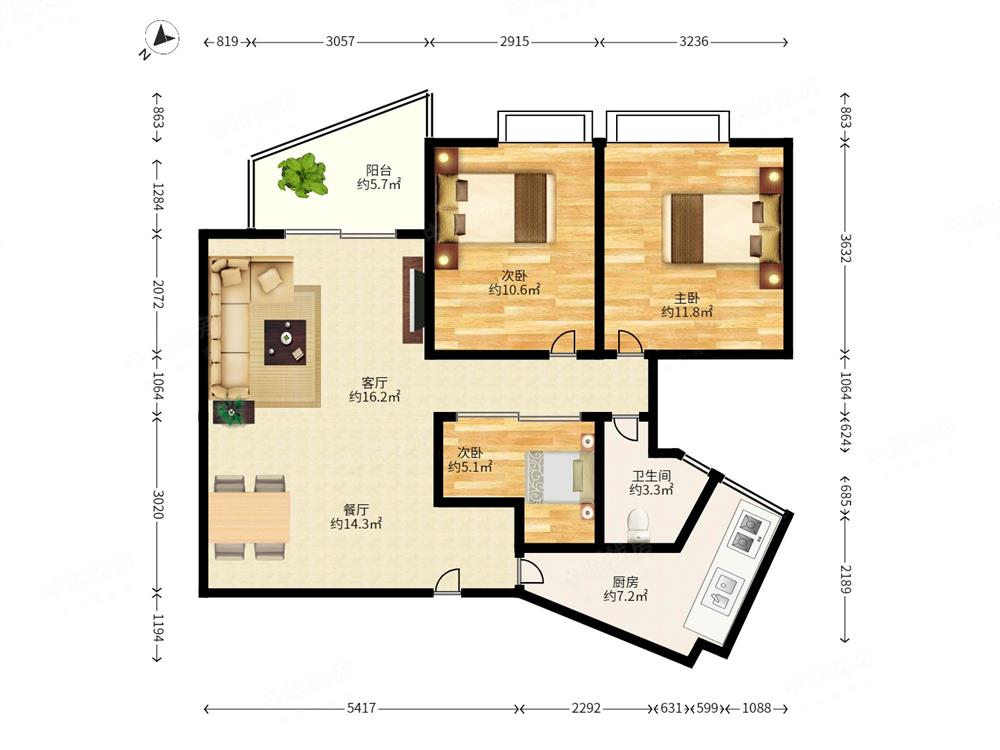 阳光带海滨城一期