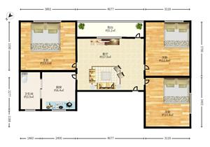 三家店住宅楼新上架房子，业主诚心出售，看房随时都可以安排