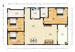 莲花山公园130平东南向景观好诚意卖