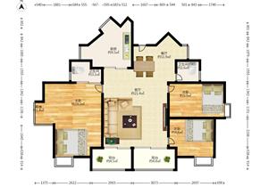 田贝花园【朝南，看洪湖公园景观，双拼户型，桂园书包，四房】
