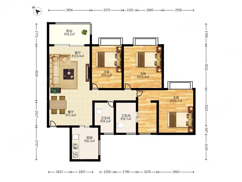 华润城润玺一期花园