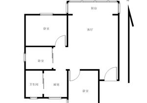 精装大两房户型实用看房方便价格好沟通
