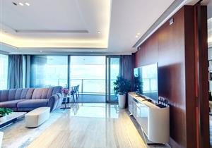 深圳湾一号T5栋313平高区奢装3套房，带60平海景阳台