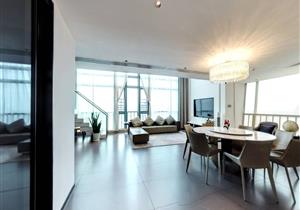 会展中、心旁的中空复式层高7米豪华客厅居家首选带2个固定车位