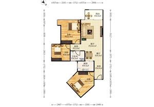 万象汇楼层，朝南三房，满五年，户型方正，安静看园林，拎包入住