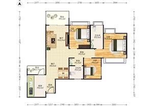 华府三房，业主有心卖，可谈，有装修