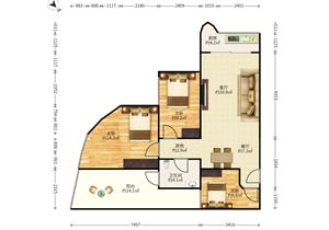 精致两房，保养好，看房方便