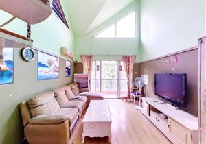 坂田四季花城，大社区，低密度，复式105平3+2房带露台