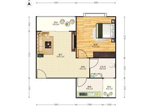 锦城星苑 精装1房 仙田外国语 近地铁口