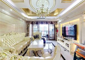 金御半山二期小区是两梯两户，都是大户型南北通透，前后看花园