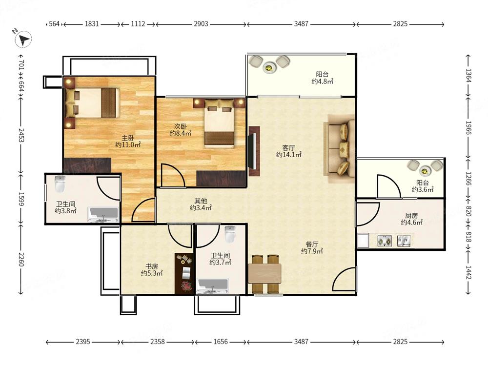颐安都会中央花园（三期）