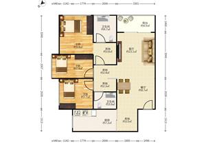 宏发前程大三房自住楼下地铁1号线急卖看房约
