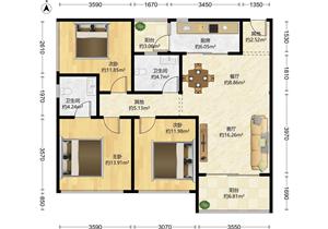 宝中次新房 正地铁口物业 南北通 透视野开阔