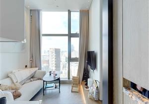 晗山悦海、精装复式一房一厅、价格可谈