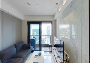 蓝郡公馆，高品质，精装1房，户型方正，诚意出售，价可谈