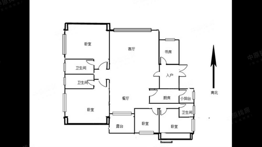 香格名苑 小南山脚下 法式小园林 户型方正