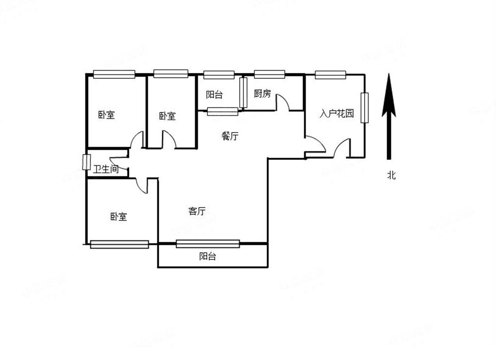 次新小区 配套完善 环境绿化好 南北通透 赠送一层