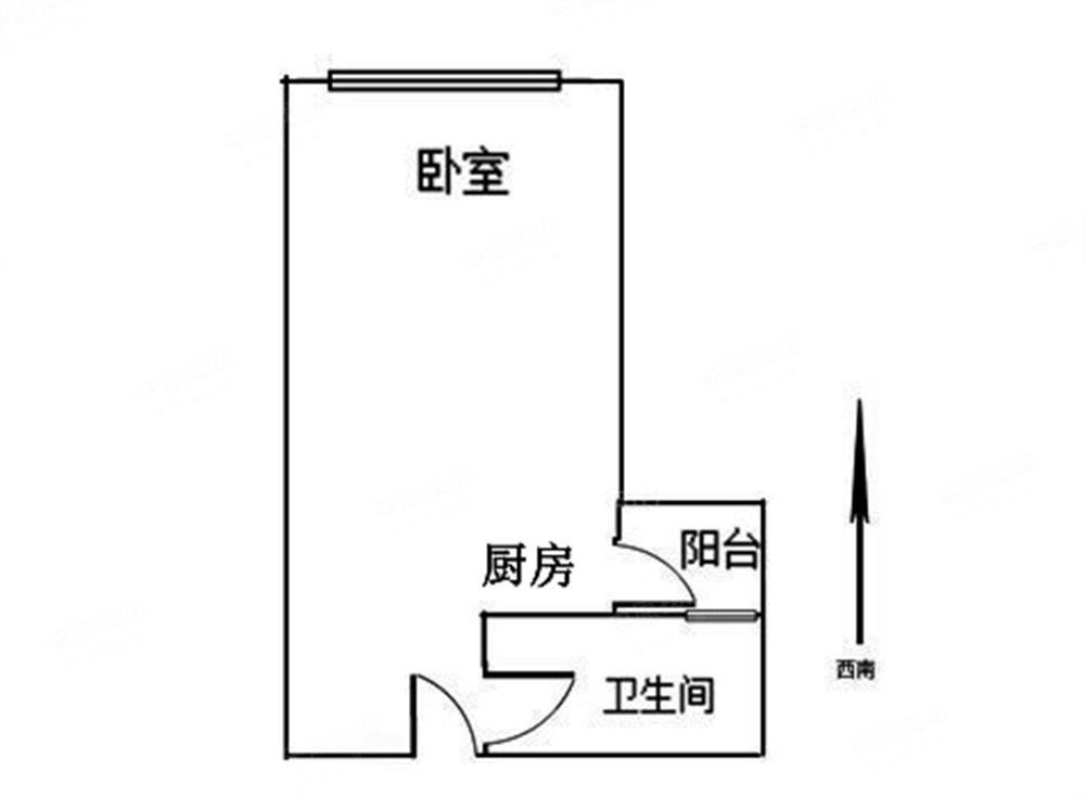 东方瑞景苑 精装一房 地铁口物业 繁华地段 自带商业 诚心出