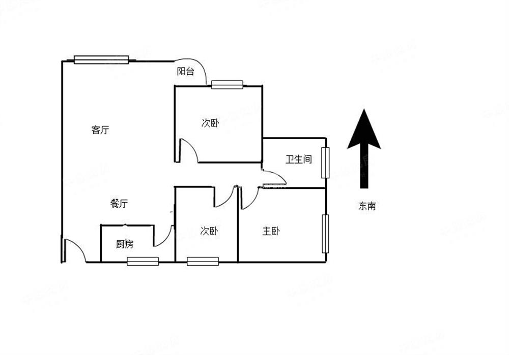 宝安实验学校学位，客厅出阳台，东南朝向，满两年