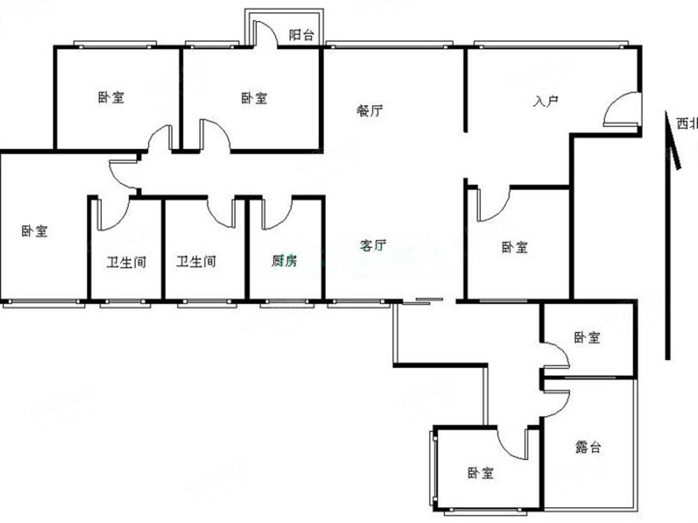 圣源华庭 129平精装 电梯房 考虑小孩上学问题可以优先考