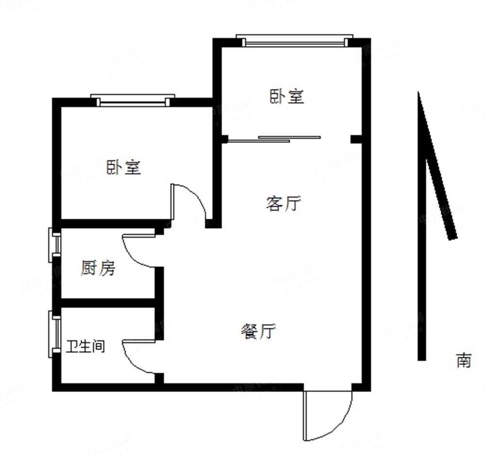 紫薇阁 福外学位2房 楼下就是地铁口 业主急售 满五年唯.依