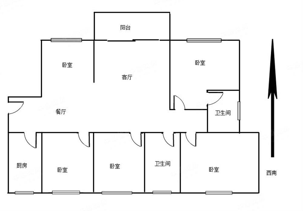 老客户房子·高赠送标准5房户型·诚心可议价·玉湖湾花园