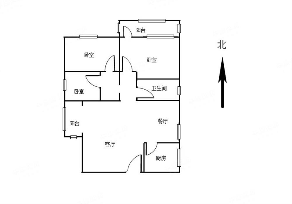 福田特区报社旁 超实用大三房 带双大阳台 空置 看房提前电约