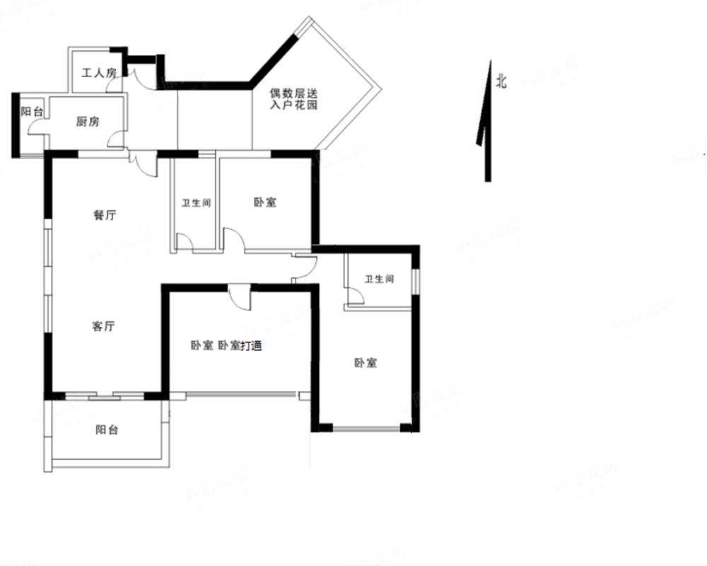 店长推荐--中旅国际公馆二期带固定车位4房 免个税 换房诚售