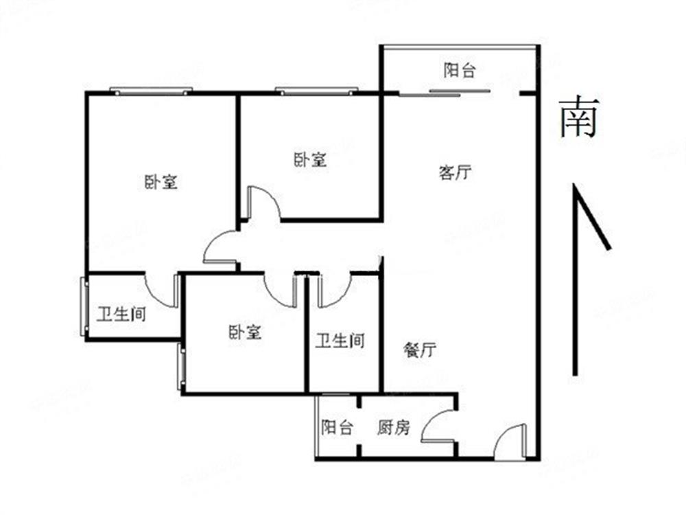 朝南.朝南.朝南.区政府 三馆一城 不限购不限贷 红本在手，