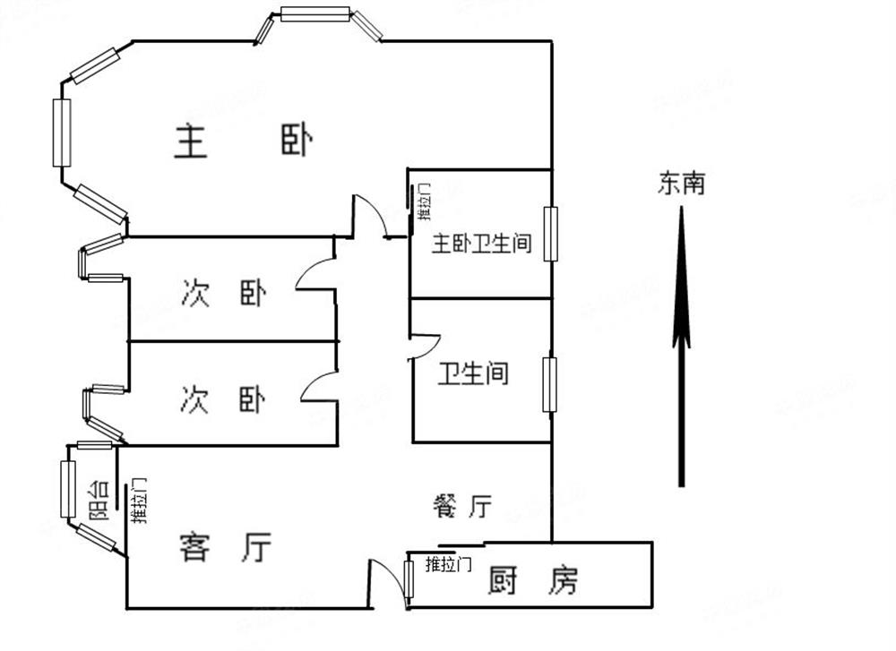 福田核心位置 三房五字头 带皇岗学校 明年开始招生