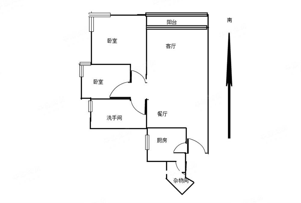 鸿翔花园罕有两房，满2年学位没占用，地铁口。