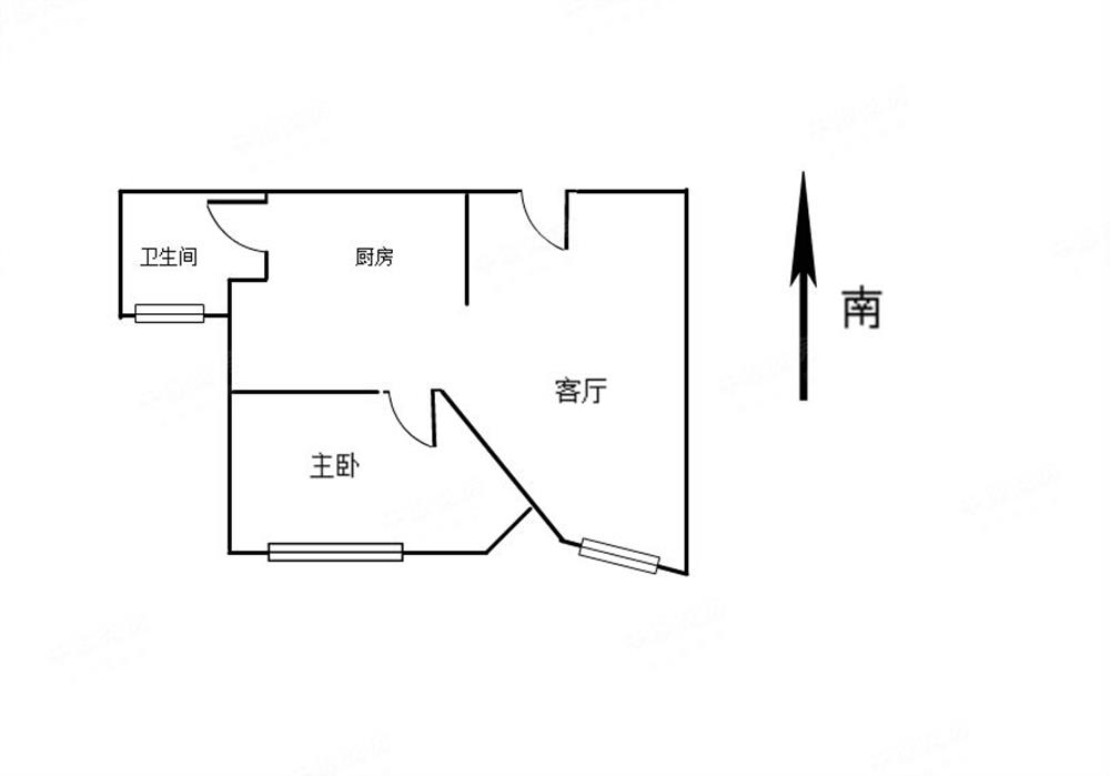 带石厦学位 精装小2房 高层朝南 业主急售 价格可谈