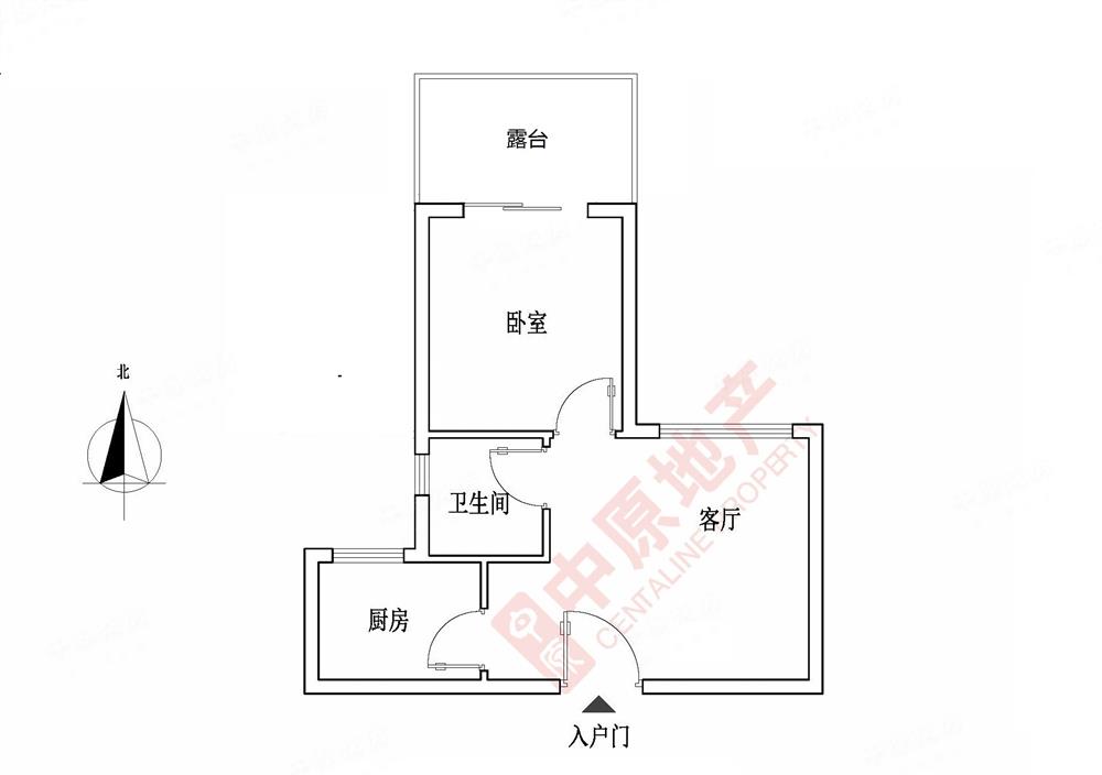 钰龙园高层一房一厅，视野采光佳，红本满五！