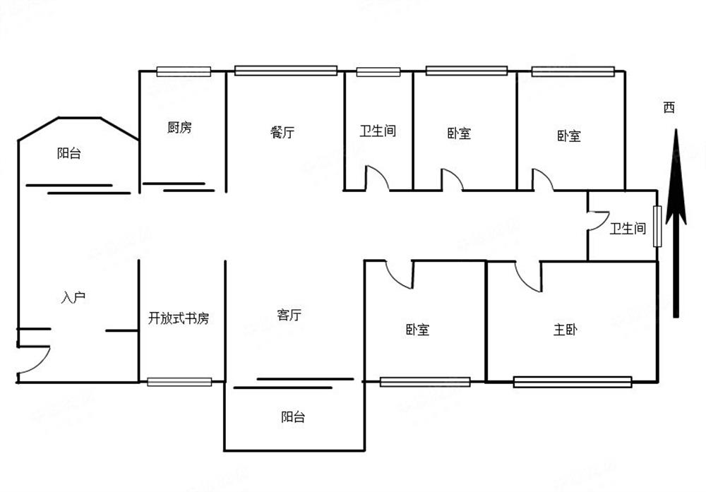 万象新天（1号线固戍站）双龙抱珠户型，豪华装修大5房