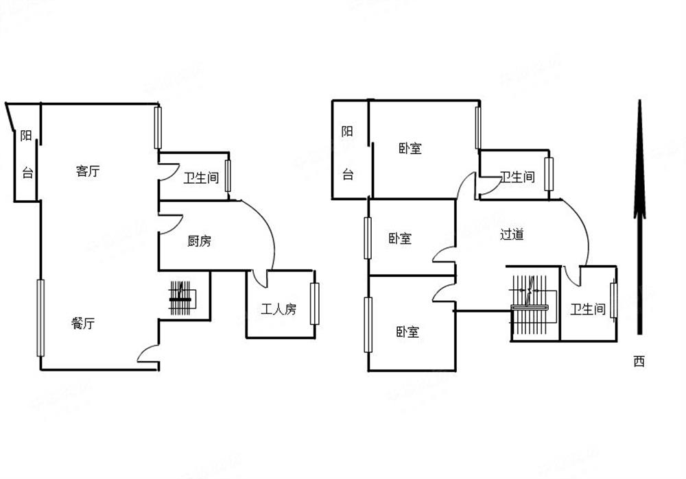 金地海景精装大复式四房，红本满五，南北通！送大露台！安静！